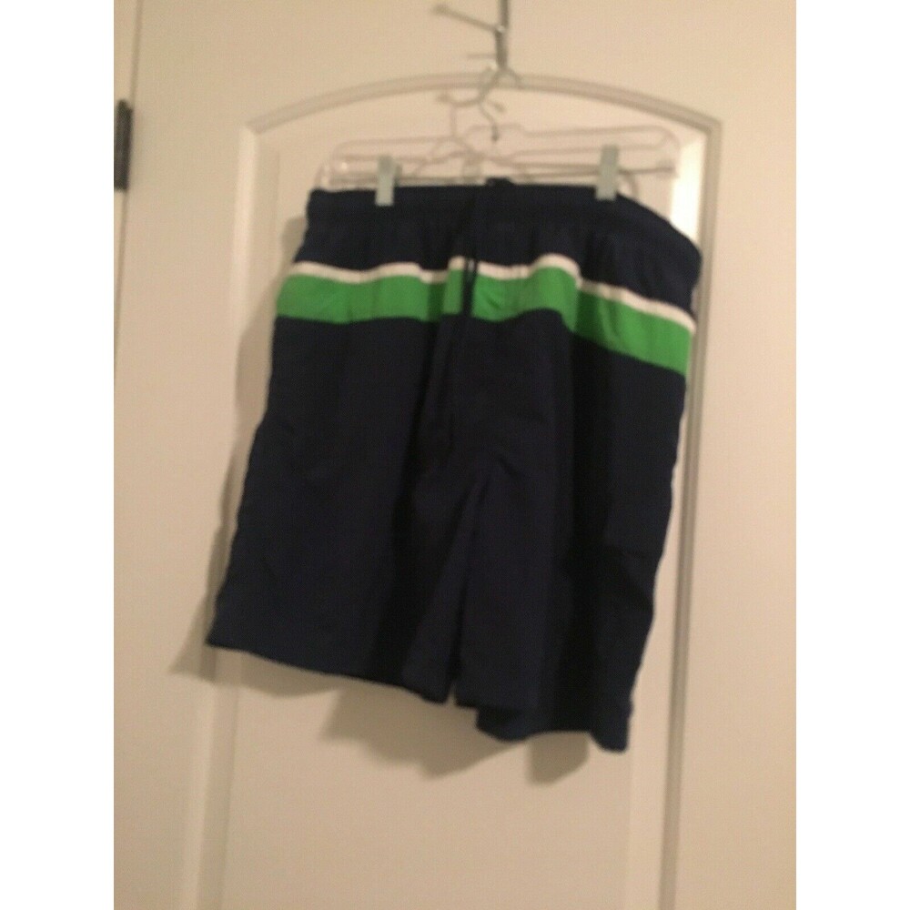 Sand N Sun Men's Swim Board Shorts Trunks with Attached Liner Size L
